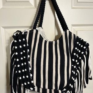 Black and white bag